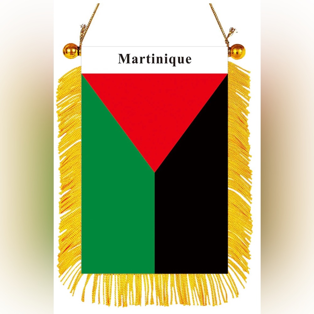 Martinique rearview flag